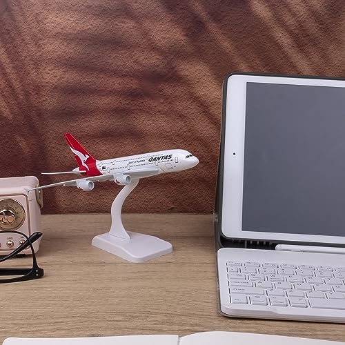 Modelo de avión de metal Australia A380 réplica duradera sin plástico 2