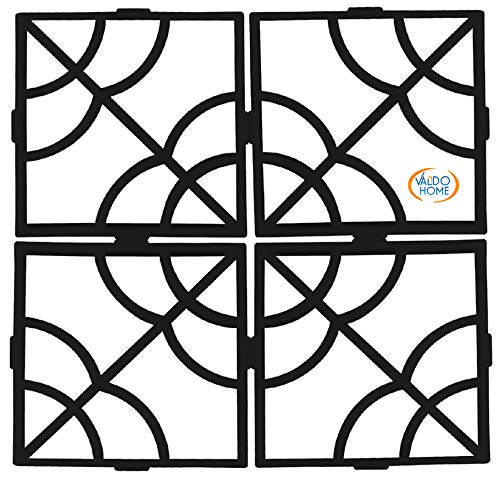 Valdo Home Paving Molds Reusable Concrete Walk Path Pavement Mold Stepping Stone Maker For Concrete Mould Reusable For Garden Court Yards Patios #TOP3