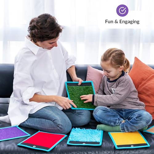 ODOXIA Sensory Mats for Autistic Children | Tiles for Kids | Wall Panel Kids | Multi-Sensory Exploration | Different Textures & Colors | Room Equipment | Tactile Play by ODOXIA - Image 7