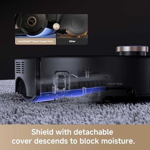 Mova Z60 Ultra Roller Complete Robot Vacuum and Mop, 28,000Pa Suction, 3.14in Obstacle Crossing, AutoShield for Carpet Protection, Zero Tangling Duobrush, Extendable Roller & Side Brush by Mova - Image 5