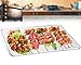 TeamFar Baking Rack, Cooling Roasting Rack Stainless Steel for Baking Sheet Oven Pan, Healthy & Rust Free, Oven & Dishwasher Safe - Set of 3 (15.2’’×11.1’’)