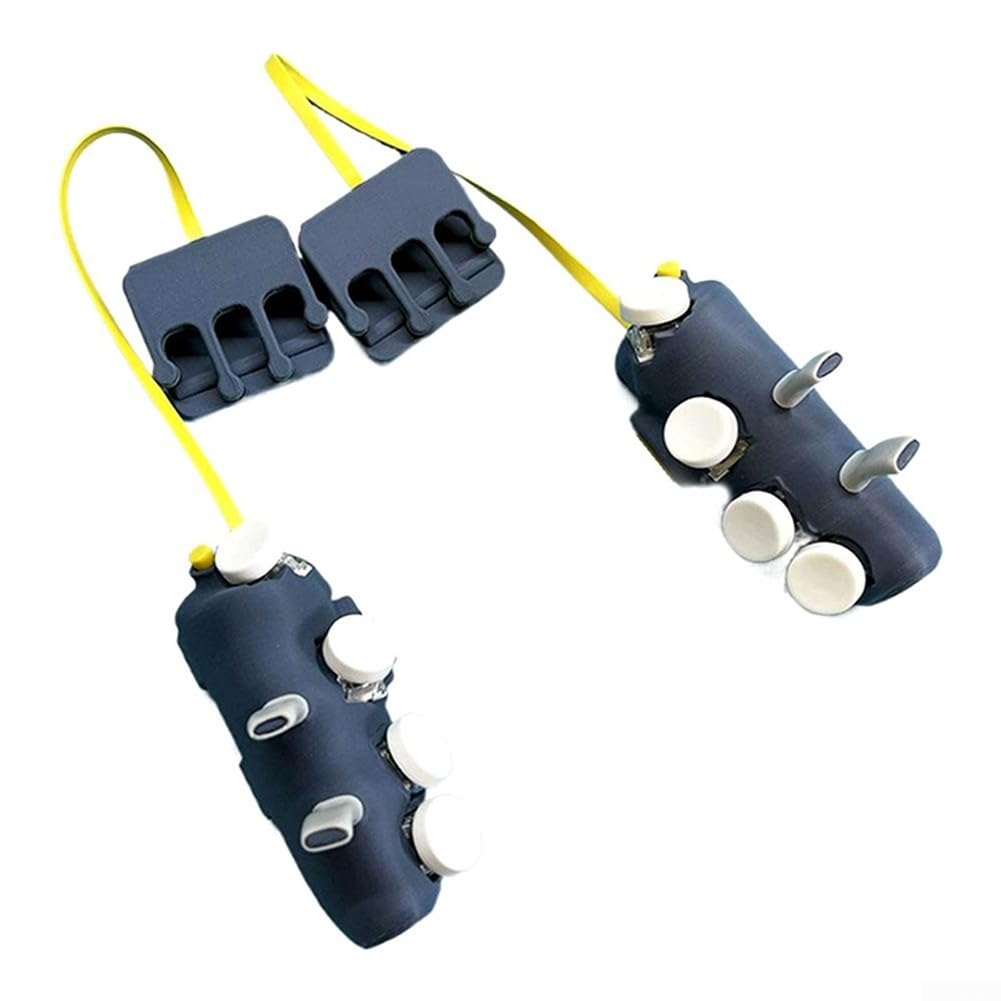 Tablet-Game-Controller, Gamecontroller-Tasten/Gamepad-Griff für iPads und Tablets, Sechs-Finger-Touchscreen-Shooter-Steuerung, Tablet-Steuerungstasten, Tablet-FPS-Spielzubehör (9,7 ~ 30,7 cm)