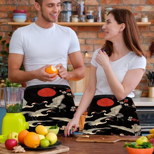 Demi-tablier de cuisine à poches pour éviter les taches en restauration