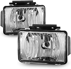 AKKON - For Chevy Colorado | GMC Canyon Pair of Clear Bumper Driving Fog Light Lamp Replacement