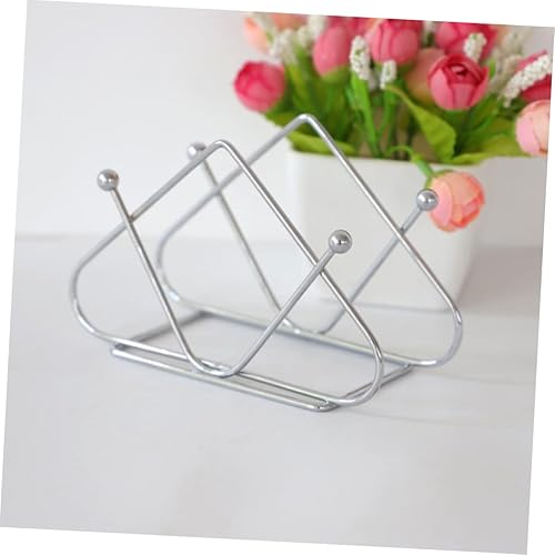 Miniatura 2 de jojofuny Soporte para toallas de papel de cocina, servilleteros para mesa de cocina, bandejas para comer, servilleteros plateados, servilleteros