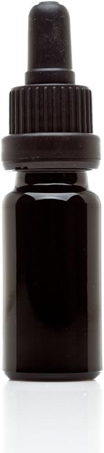 Infinity Jars Black Ultraviolet Glass Bottle w/Glass Eye Dropper Variety Pack