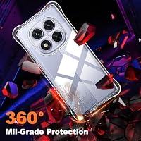 Tieeyivv Hülle für Xiaomi Redmi Note 14 Pro 5G/Poco X7 5G Cover Stoßfest Schutzhülle, Soft Transparent Handyhülle [Kamera Schutz] [Weiche Innenschicht] Anti-Scratch Dünn Schutzhülle – Ansicht 5