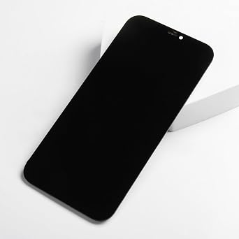 for iPhone 12 Pro Max Soft OLED Screen Replacement 6.7 Display Assembly with Ear Speaker & Proximity Sensor Flex Cable Touch Digitizer Repair Kit A2342 A2410 A2411 A2412