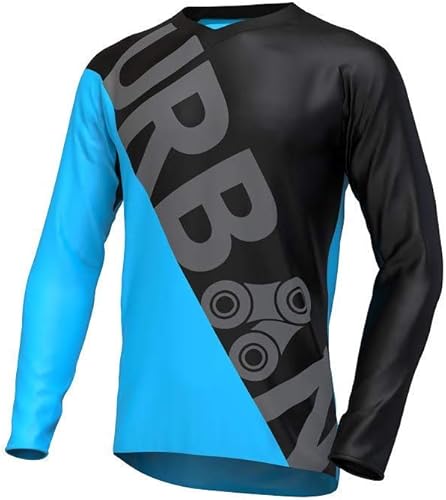 Miniatura 3 de Trailbuster manga larga MTB bicicleta de montaña ciclismo Jersey