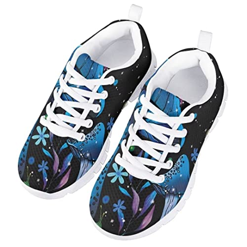 Pinupub Kids Lace-up Sneakers Novelty Print Running Walking Basketball Casual Tennis Sports Shoes3