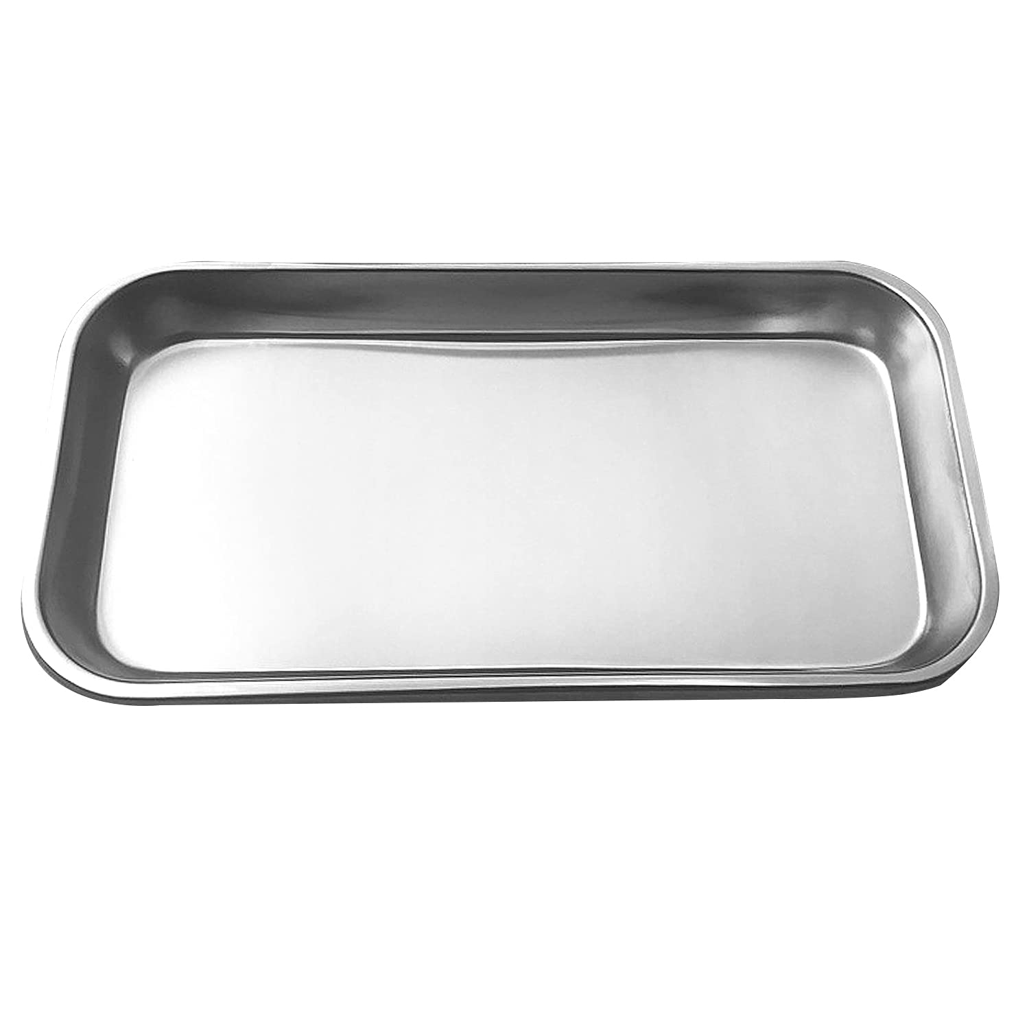 Bandeja médica de Acero Inoxidable para Instrumentos de Laboratorio