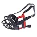PetAZ Pets Dog Muzzle Silicone Rubber Breathable Adjustable for Chewing Biting Barking (Size4-3.5"/12-13.5")