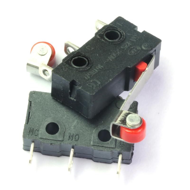 10 Stück SPDT Mikroschalter 5A 250V Mit Rollenhebe Produktbild-Vorschau 5