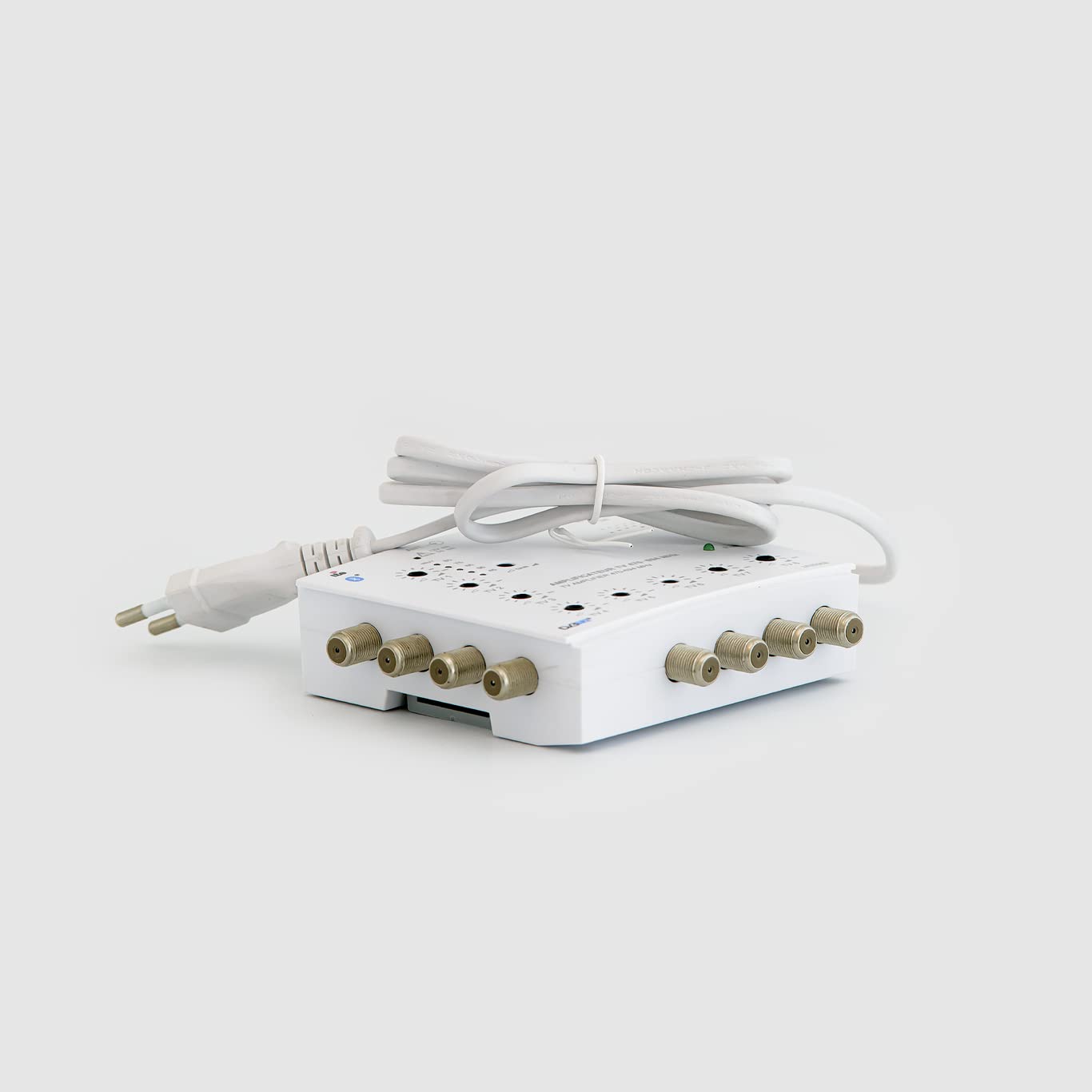 Amplificateur TV TNT Intérieur 8 Sorties 22dB Connecté Filtré 4G-5G avec Application Mobile TV Finder