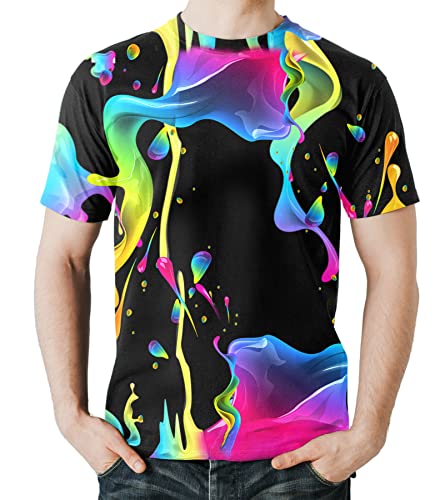 Linnhoy Men's Women's Shirts Unisex 3D Graphic Print Fashion T-Shirts for Adults Teens Novelty Casual Tee Tops Size S-XXL4