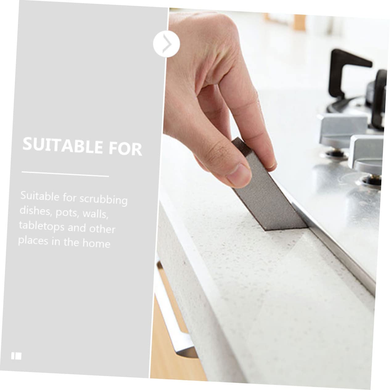 FRCOLOR 50pezzi Spugne Emery Per Cucina Da Spugne Multi-funzione Per Lavaggio Piatti e Superfici Assorbimento Elevato Senza Danni Alle Superfici Compatte