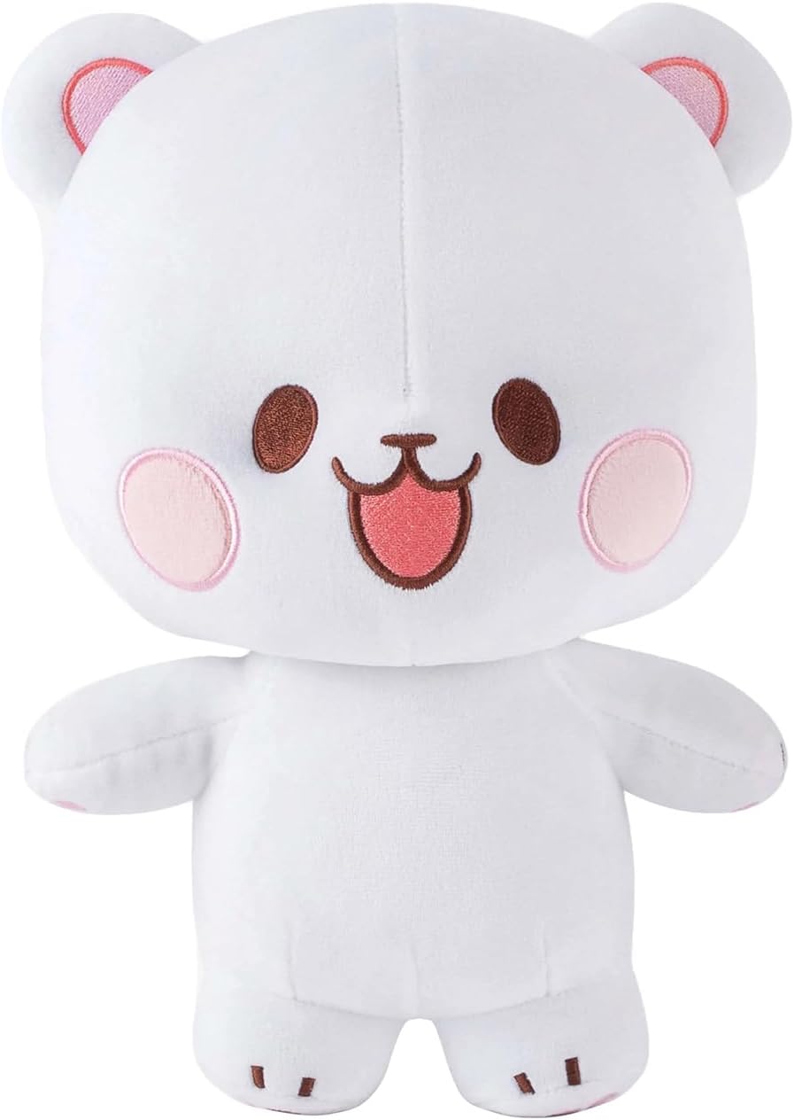 Milkmochabear 公式ミルク 大型ぬいぐるみ 12インチ 本物の商品 愛らしいかわいい熊のぬいぐるみ どんな機会にも優しい