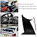 PQY 2PCS Spoiler Wing Stabilizer Compatible with Subaru WRX STi Sedan 2015-2019 Spoiler Wing Stiffi Support Rally