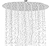 Produktbild SupKonXi Regendusche 12 Zoll Rund Einbauduschkopf 304 Edelstahl Duschkopf poliert Spiegeleffekt Kopfbrause Regenbrause mit Anti-Kalk-Düsen 30 cm Wasserfall Regenduschkopf