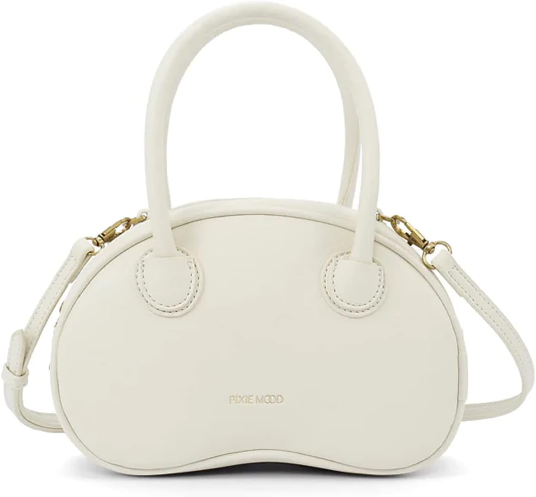 Pixie Mood IncPixie Mood BEAN-CB Pebbled Exterior Recycled Vegan Leather Crossbody Handbag Purse