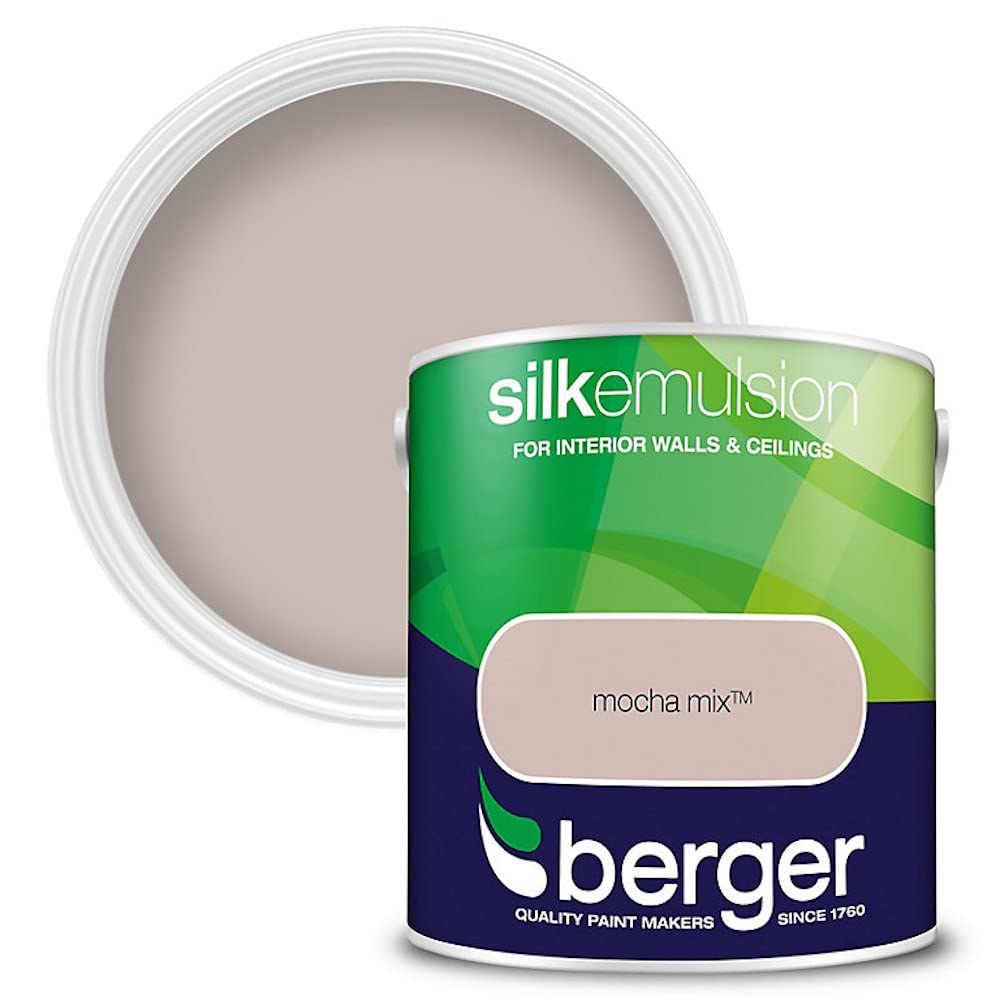 Berger Walls & Ceilings Silk Emulsion Paint 2.5L Mocha Mix
