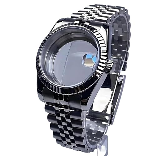 1 36/39mm NH35 vP[X Wr[uXbg Tt@CANX^t NH36/NH35 [ugp 28.5mm _C vANZT[(7 Glass Case Back,36mm)