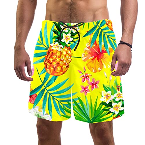 Maillots de Bain pour Hommes Short de Plage Imprimé JDEZ