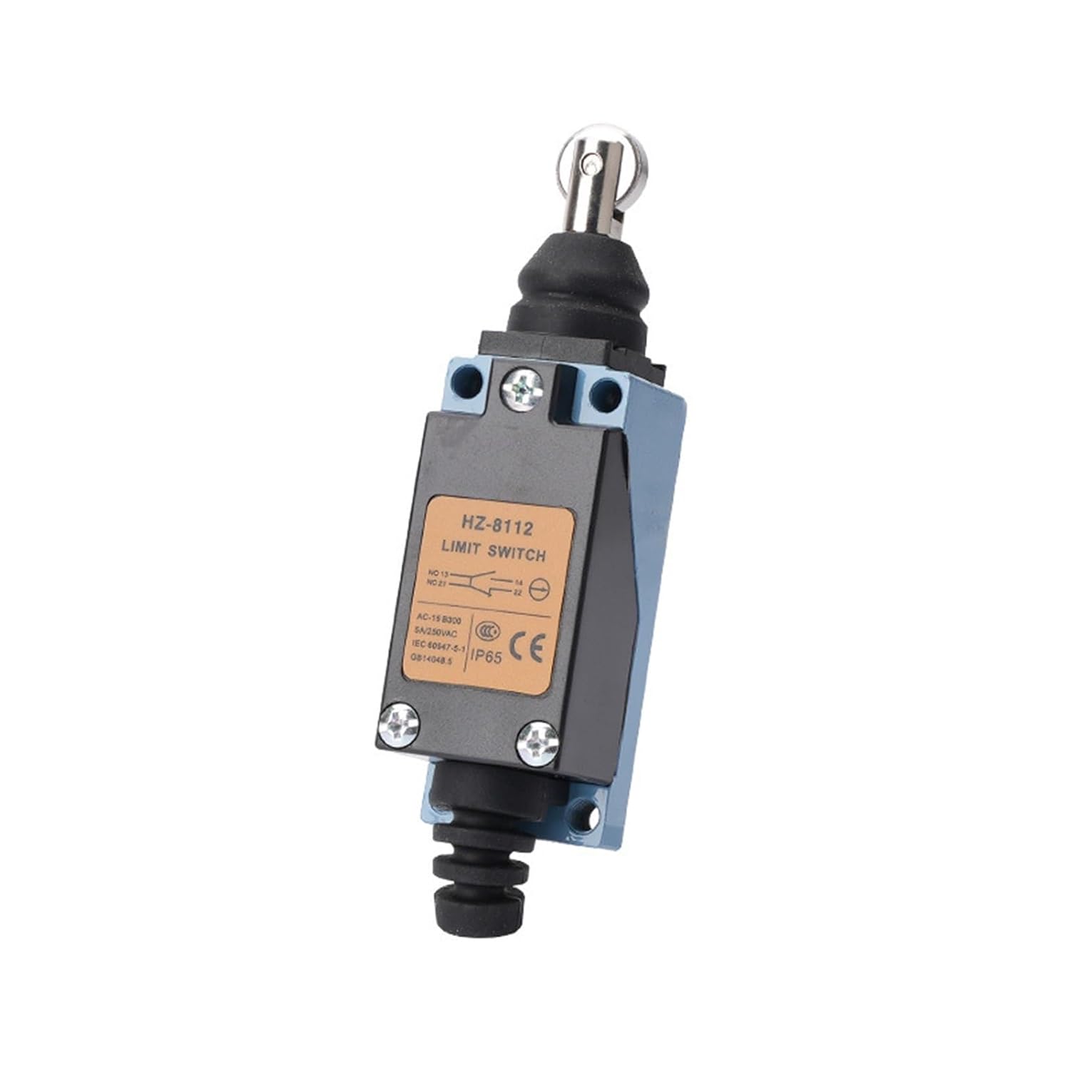 HZ-8112 Travel Limit Switch Lateral Roller Self Resetting Movement 1Pcs