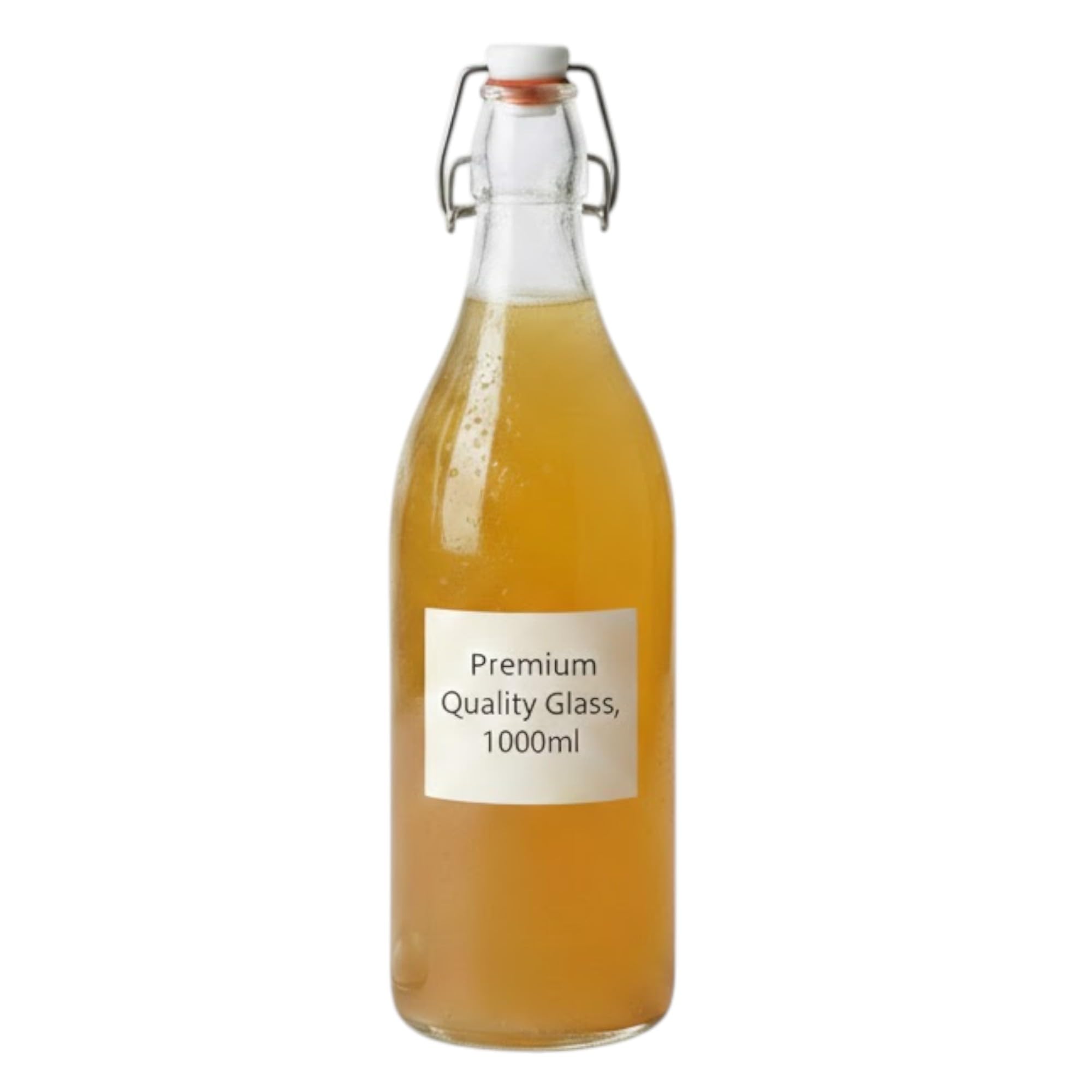 Chabrias Ltd 1 Glass Bottle with Swing Top - Airtight Preserve Bottles for Home Brewing Oil Vinegar Beer Wine Cider Soda - 1000ML/35oz (1)