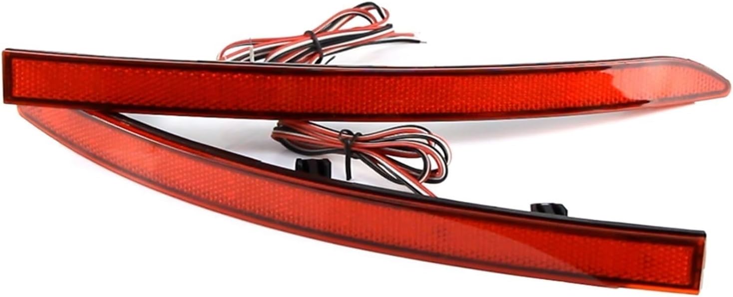 Car Rear Tail Light for VW for Tiguan 2009 2010 2011 2012 2013 2014 2015 2016 2Pcs Rear Bumper Reflector Light Car Tail Stop Brake Fog Lamp Led Trailer Lights