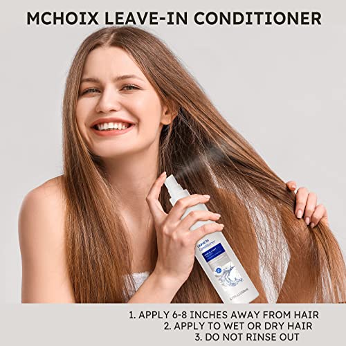Mchoix Leave-In Conditioner Moisturizes Rough Hair, Essence Spray To Repair And Improve Damaged Hair And Moisturize Hair #TOP6