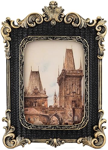 Olden Days 5x7 Picture Frame - Gothic Vintage European Design,