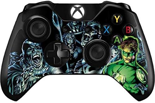 Skinit Decal Gaming Skin Compatible with Xbox One Controller - Officially Licensed Warner Bros Green Lantern and Villains Design