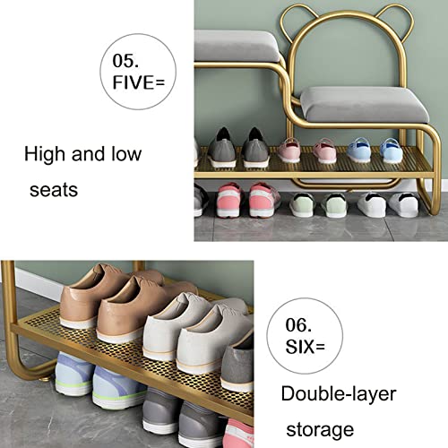 Tabouret à chaussures confortable pour optimiser les petits espaces de l'entrée - 6