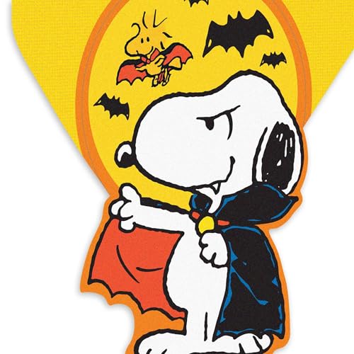 Image of Peanuts Snoopy the Vampire Adhesive Vinyl Decal - Spooky Snoopy Sticker for Halloween Decor