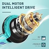 MEGA MOTION Hoverboard, Hoverboards for kids, 6.5 Inch Two-Wheel Self Balancing Electric Scooter with Bluetooth Speaker, Quality hoverboards with LED Lights, Gift for Children and Teenager - Image 7