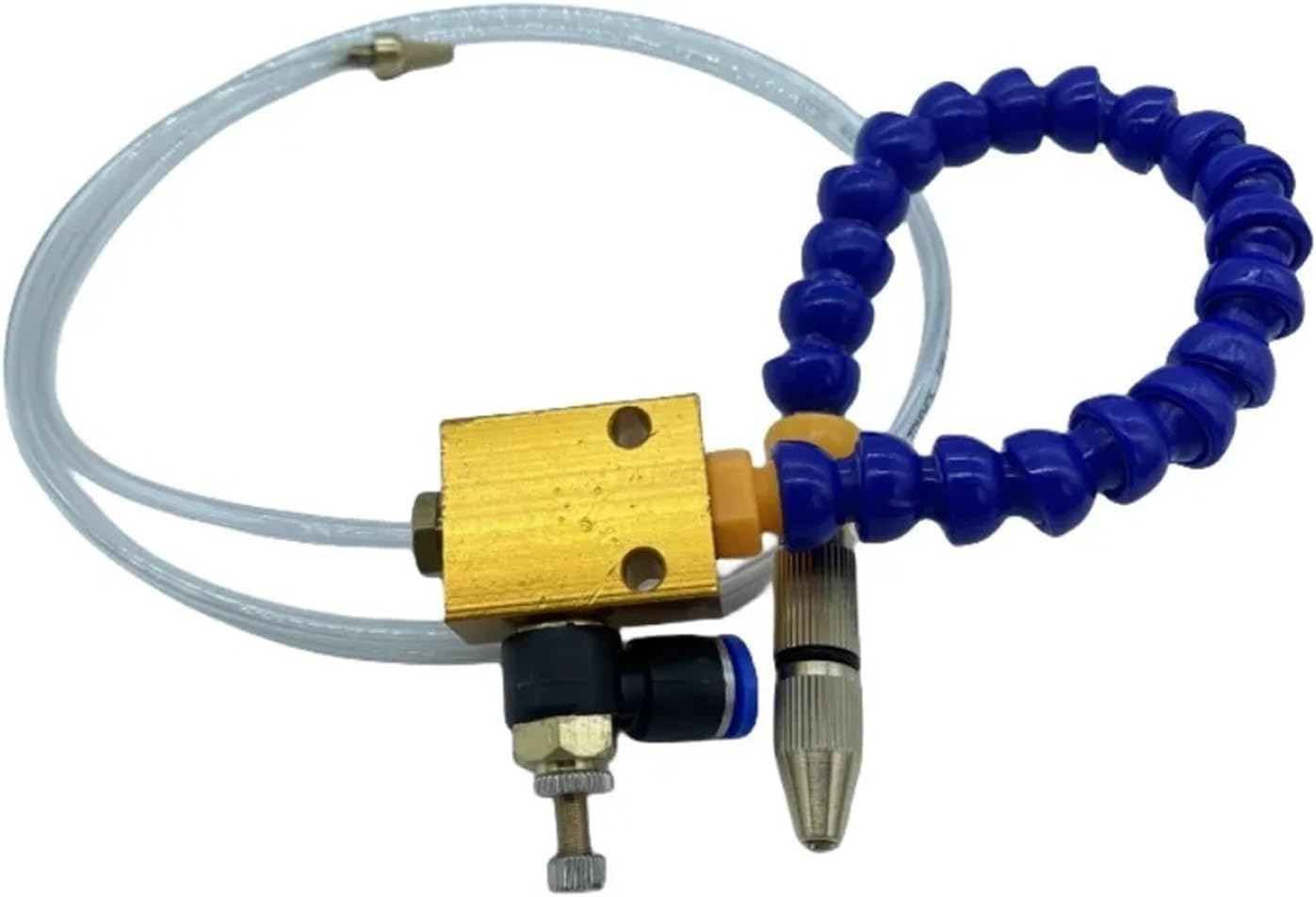 Cooling Sprayer Mist Coolant Lubrication Spray System for 8mm Air Pipe Lathe Milling Drill Engraving Machine Tool(With throttle)