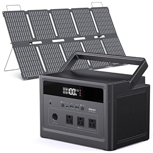 600W Solar Generator with 100W Pane...