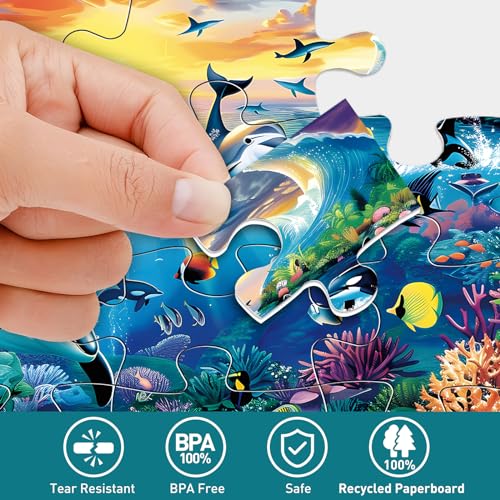 6 Pack 16 Piece Dementia Puzzles for Elderly Large Piece Puzzles Alzheimers Dementia Products and Activities for Seniors Puzzles Easy Cognitive Games Gift for Seniors Elderly Adults in Nursing Home by Biarek - Image 3