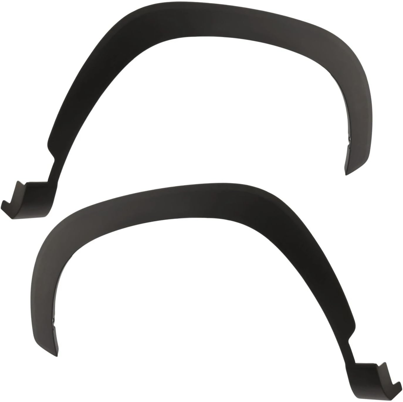 Front Fender Flares Moulding Trim Wheel Opening Molding Set of 2 Replacement for Toyota Corolla Cross 2022 2023 2024 2.0L l4 Textured Black Plastic Replace# 756010A040 756020A040 TO1291125C TO1290125C