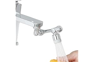 1080° Rotating Filter Faucet Head, 2 Aeration Modes Kitchen Sink Aerator, Universal...