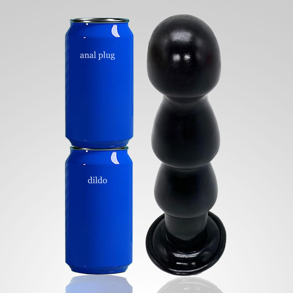 Amazon.com: 9.45''X2.24'' Anal Plug Butt Plug Sex Toy with Suction Cup  Hands-Free Play 3 Balls Dildo : Health & Household