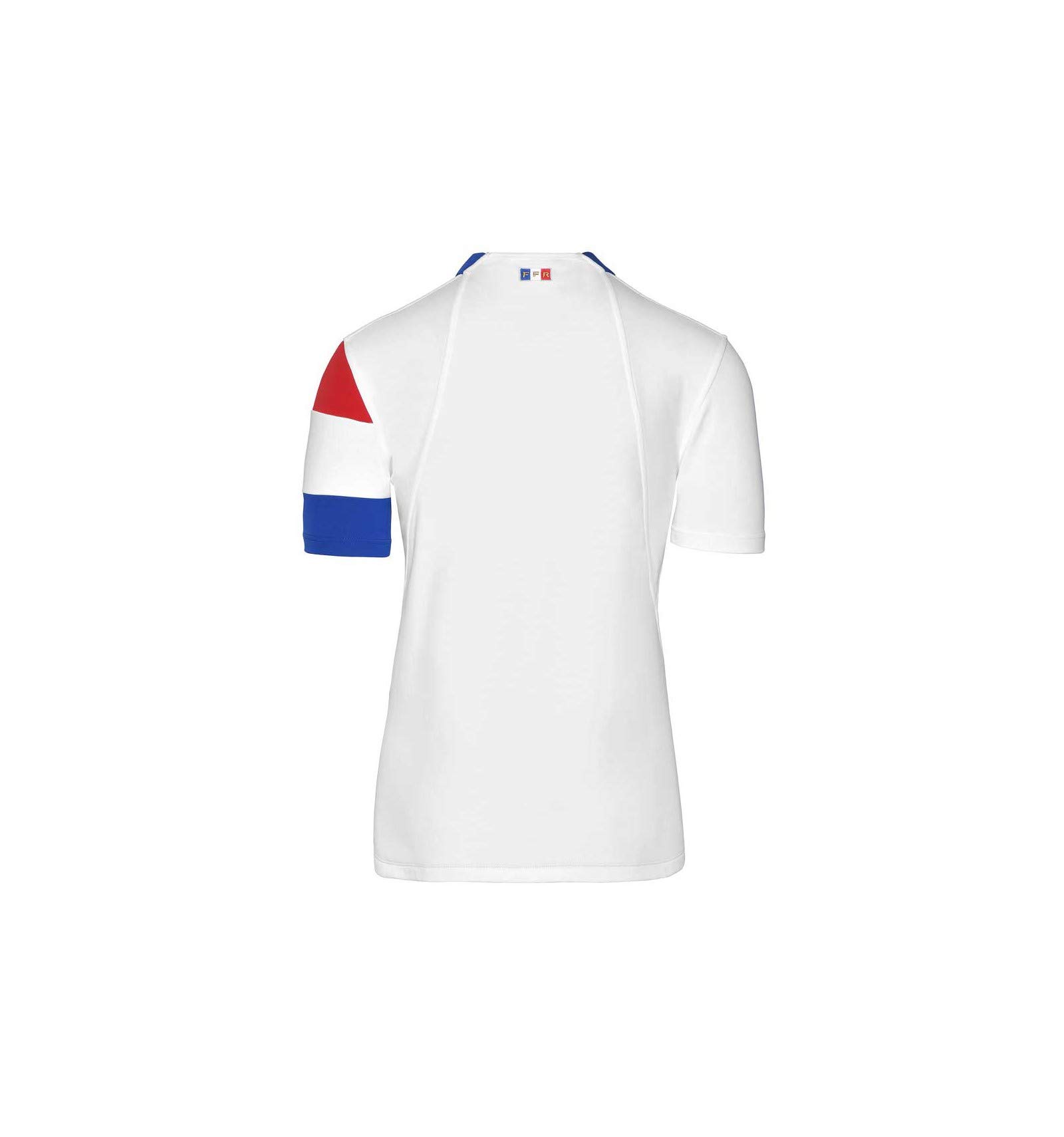 Le Coq Sportif Maillot Rugby Replica Adulte Blanc FFR 2018/2019