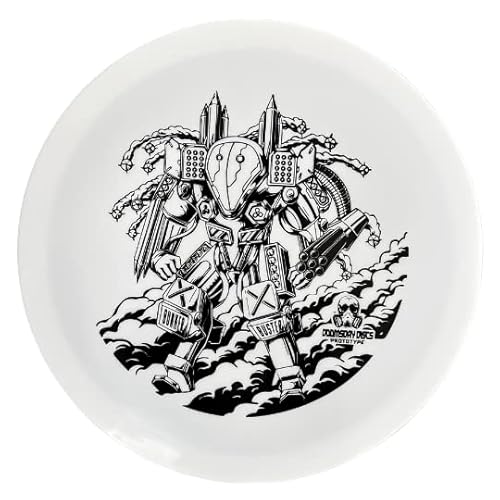 Doomsday Discs Bunker Buster Oversized Disc Golf Fairway Driver | Up To 200 Grams | Prototype Run (White) #TOP8