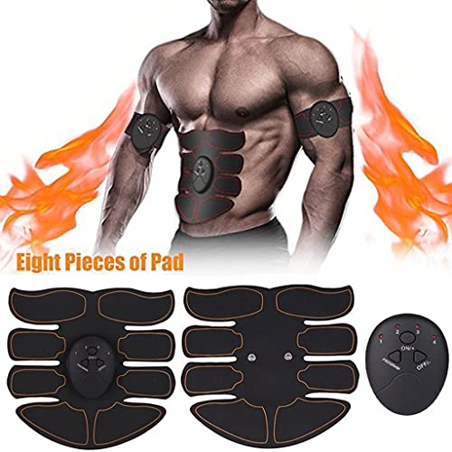4 Conjunto Abs Stimulator Abdominal Trainer Cintura Masculina Feminino Ab Hip Adesivo