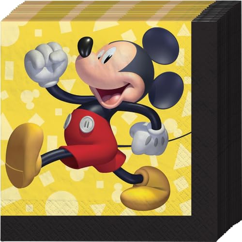 Amscan Mickey Mouse Forever Beverage Napkins (Pack of 16)