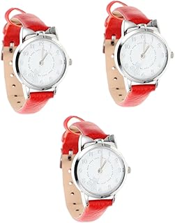 3 Pçs Relógios De Quartzo Figura De Gatinho Relógios Para Meninas Decoração Moderna Relógios De Lazer Relógios De Pulso Masculinos Relógios De Pulso Femininos Relógios Femininos