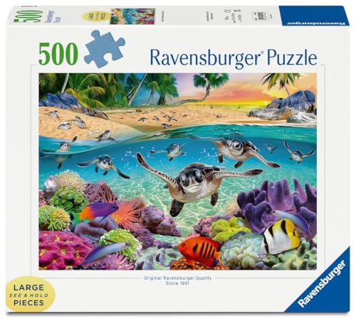 Puzzle 500 pièces : Les Bébés Tortues Ravensburger France - vue 2