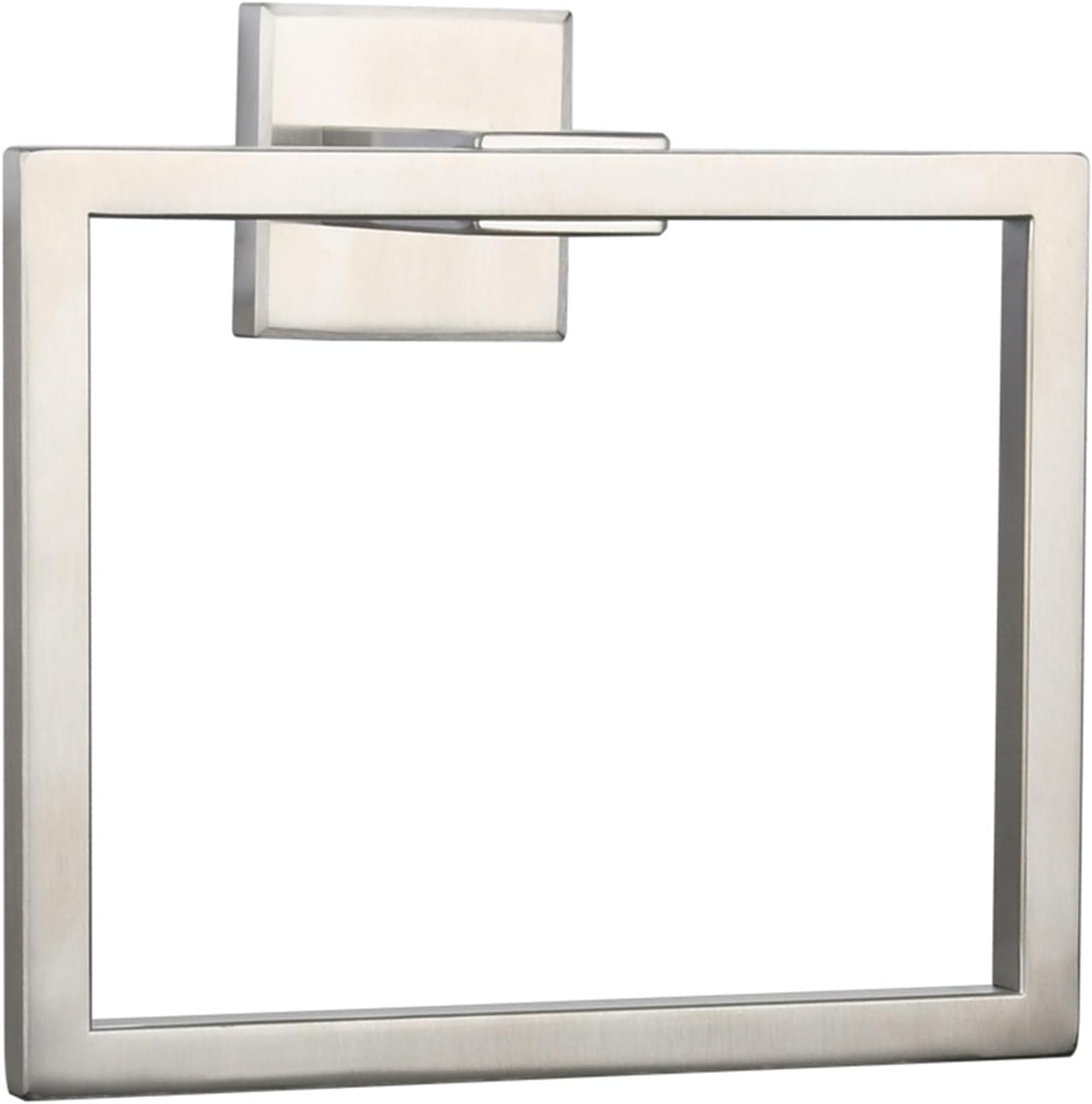 Towel Ring,304 Stainless Steel Towel Holder for Bathroom, Square Modern Design Thicken Hand Towel Holder, Wall Mount Towel Holder Hangers,Brushed
