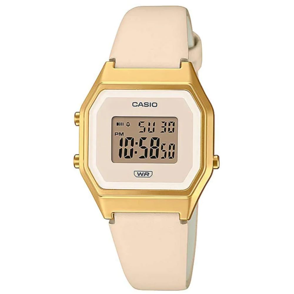 Casio Reloj Unisex Vintage LA680WEGL-5EF - Reloj - Cuero - Marrón - 26 mm